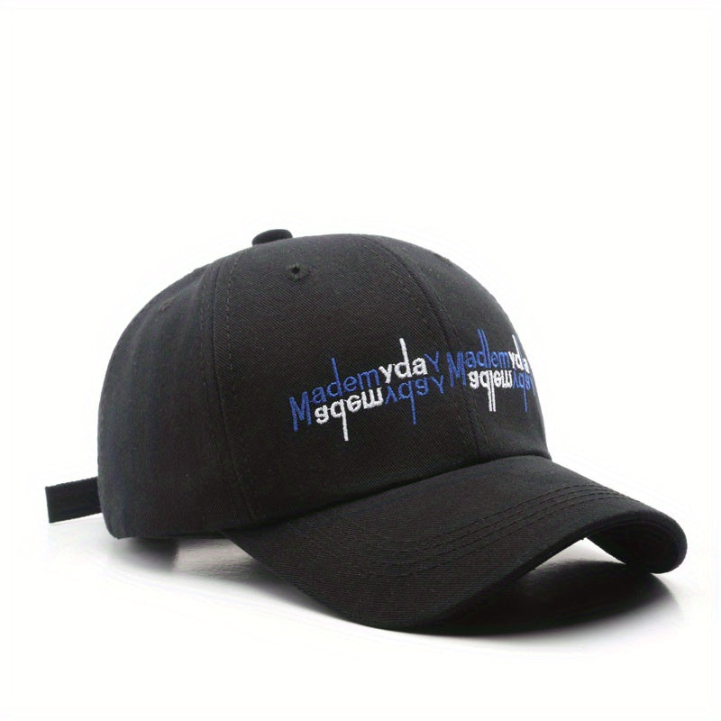 Letter Embroidery Unisex Baseball Cap Solid Dad Hats Sports