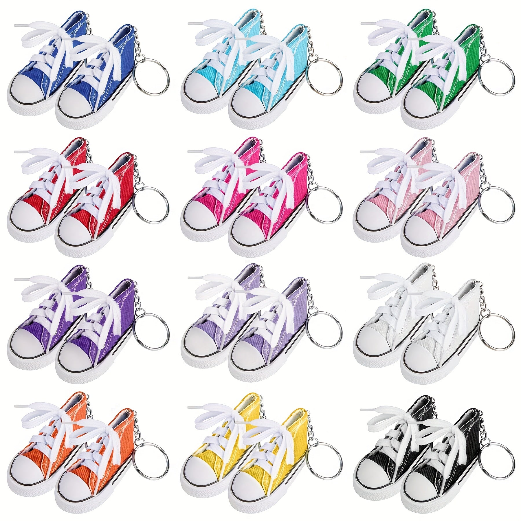 Multicolour Mini Shoe Keychain Party Favors Bulk For Men Women Kids And Adults