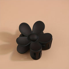 6pcs Large Rectangle Hair Claw Clips Matte Flower Hair Clips For Women