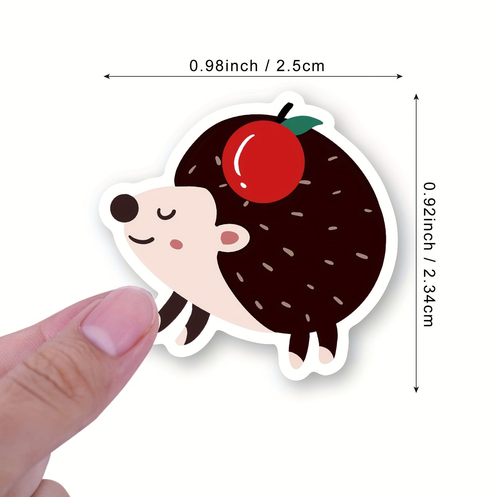 500pcs Hedgehog Birthday Party Decor Supplies Roll Sticker