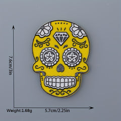 4pcs Ghost Face Iron On Patches Sew On Embroidered Applique Repair Patch DIY