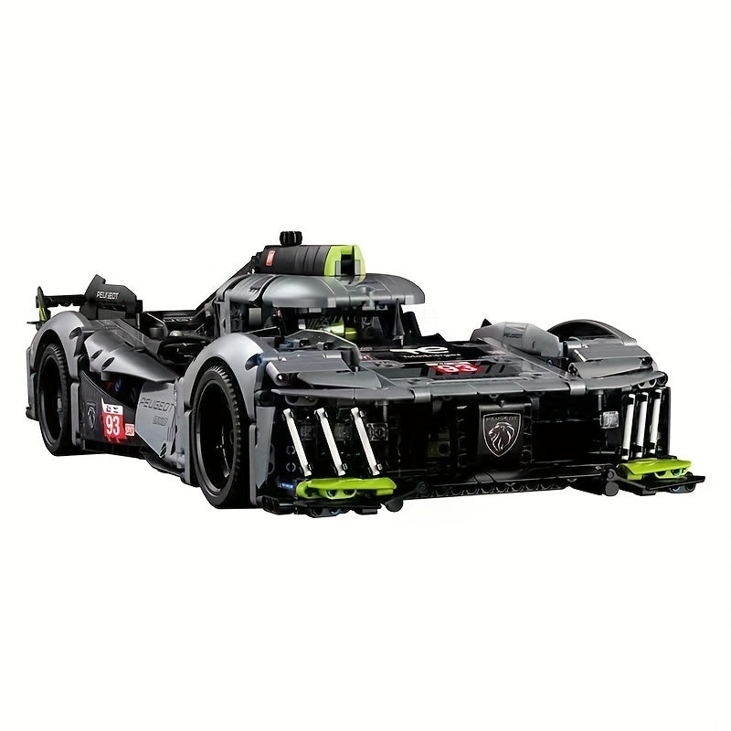 Gray Sports Car Building Blocks Gift