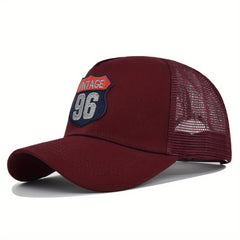 Casual Duck Embroidered Baseball Cap Mesh Sun Visor