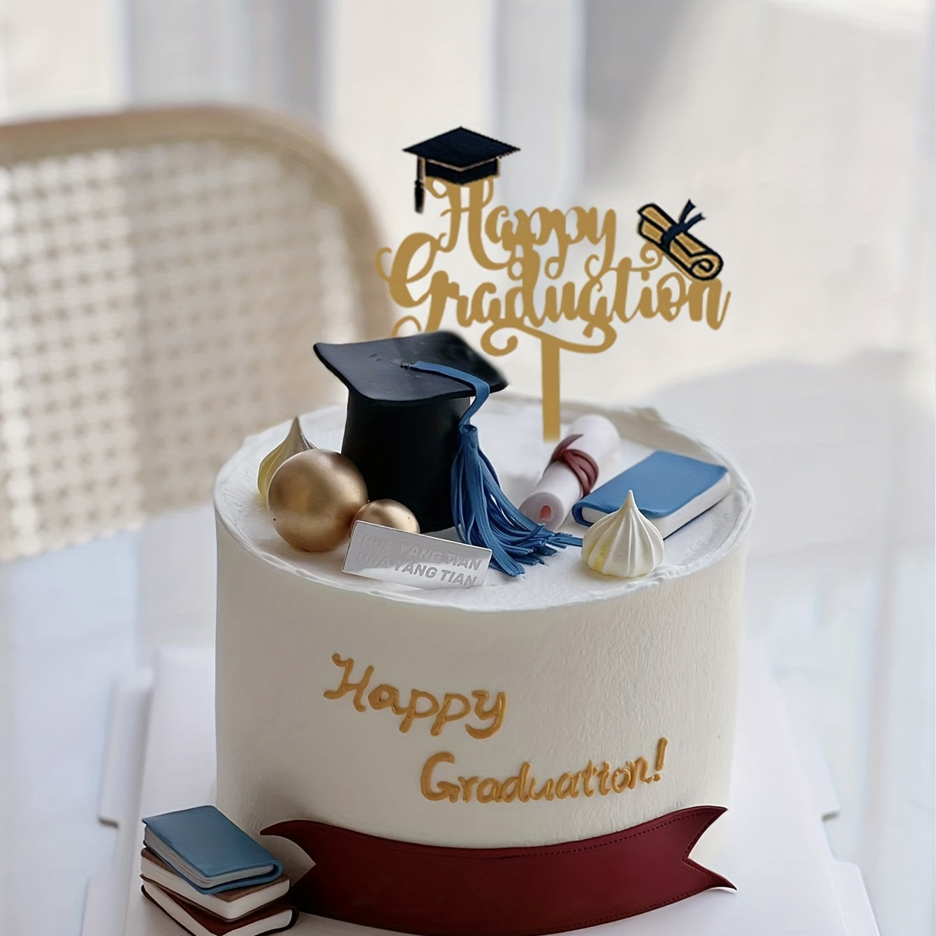Graduation Party Cake Topper Decoration for Graduation Party