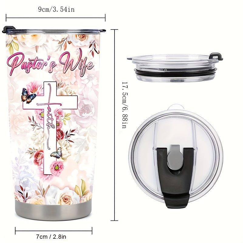 Pastor's Wife 20oz Tumbler Stainless Steel Insulated Thermal Cup