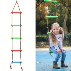 Rope Ladder Climbing Game Swing Tree House Playground Set