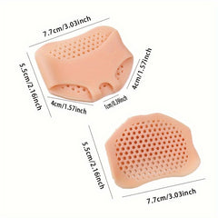 Breathable Silicone Gel Forefoot Pads Insoles for Foot Soreness Relief