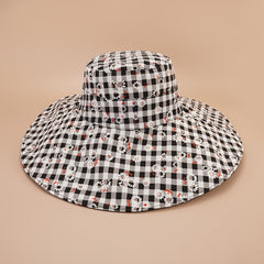 Solid Lightweight Bucket Hat Reversible Wide Brim Sun Hats