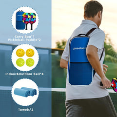 Panelsound PS 007 Pickleball Paddles Set Lightweight USAPA Approved