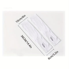 Unisex Ice Silk Arm Sleeve Sun Screen UV Protective Arm Cover