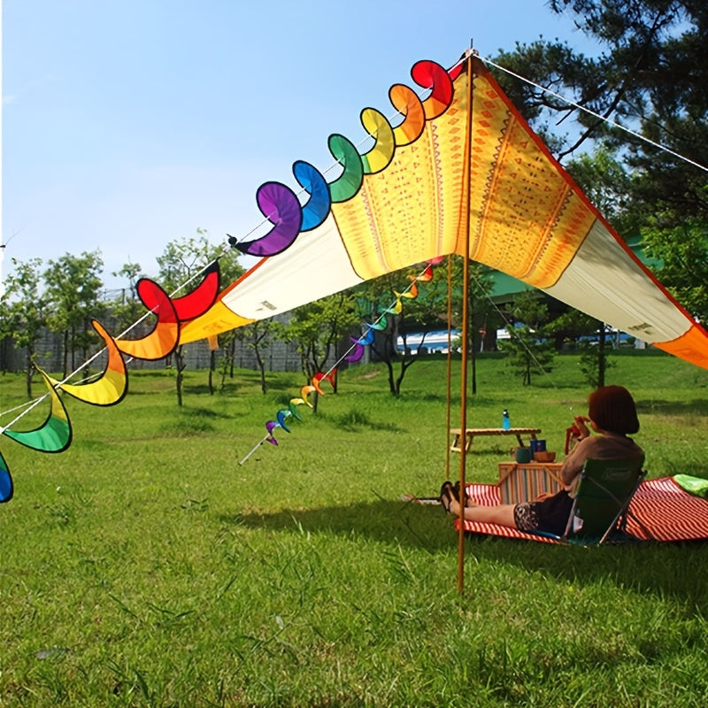 Rainbow Swirl Tent Hanging Decoration