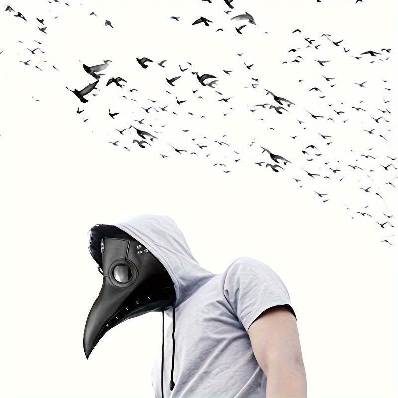 Steampunk Plague Doctor Mask Gothic Cosplay Beak Mask for Halloween Costume