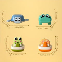 Cute Wind-up Turtle & Duck Bath Toys - Ideal Gift for Toddlers
