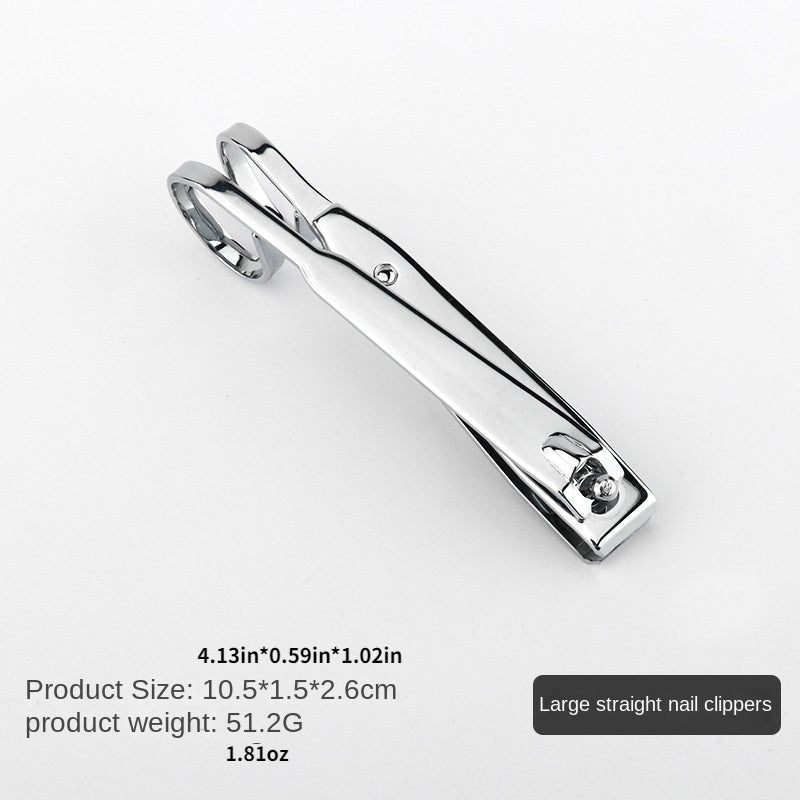 Large Carbon Steel Nail Clippers with Long Handle for Manicure
