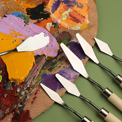 Stainless Steel Painting Scraper Palette Art Tools