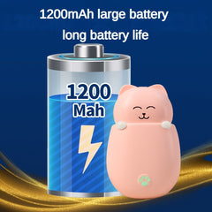 Mini Heater 1200mAh With Colorful Lights - Winter & Christmas