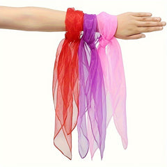Chiffon Nylon Scarf Handkerchief for Performance Dancing