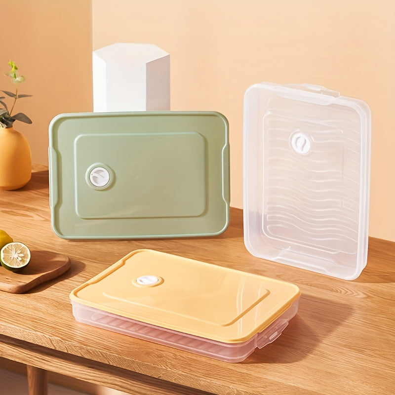 3-Layer Dumpling Fresh-keeping Box - Large Capacity Refrigerator Storage
