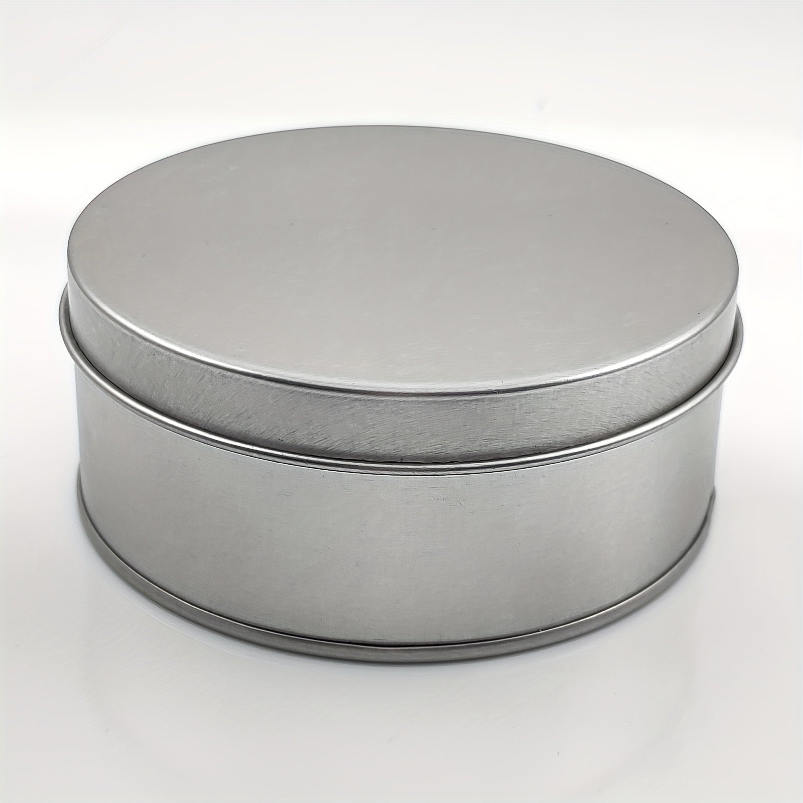 1pc Round Metal Dice Box - Silver Metal Dice Box for Storing Dice