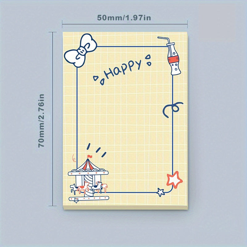 Mini Shorthand Notebook Portable Cartoon Daily Chores Recording