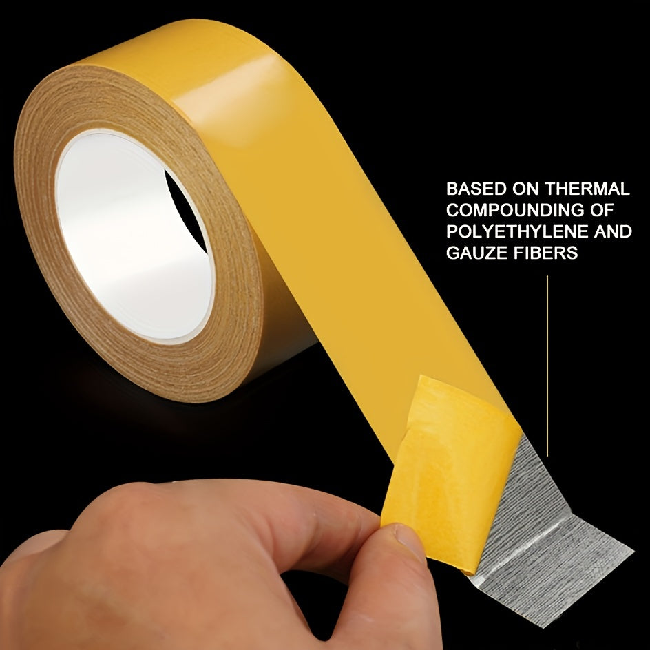 Strong Double Sided Carpet Adhesive Tape Translucent Mesh Waterproof