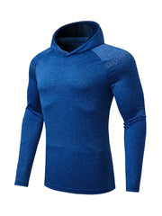 High Stretch Men's Hoodie for Outdoor Activities