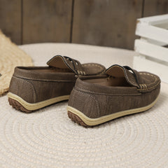 Boys Slip On Loafer Shoes Lightweight Comfortable Non Slip Flat Shoes