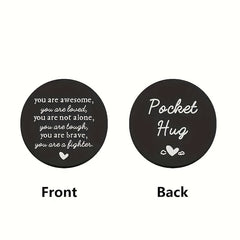Stainless Steel Pocket Hug Coin Inspirational Gift For Men