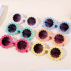 Daisy Flower Sunglasses Candy Gradient Glasses UV400