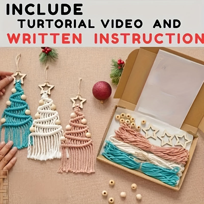 Macrame Cord For Christmas Decor DIY Kit