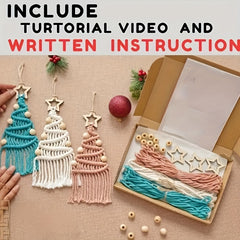 Macrame Cord For Christmas Decor DIY Kit