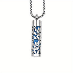 Aromatherapy Diffuser Necklace Stainless Steel Box Style