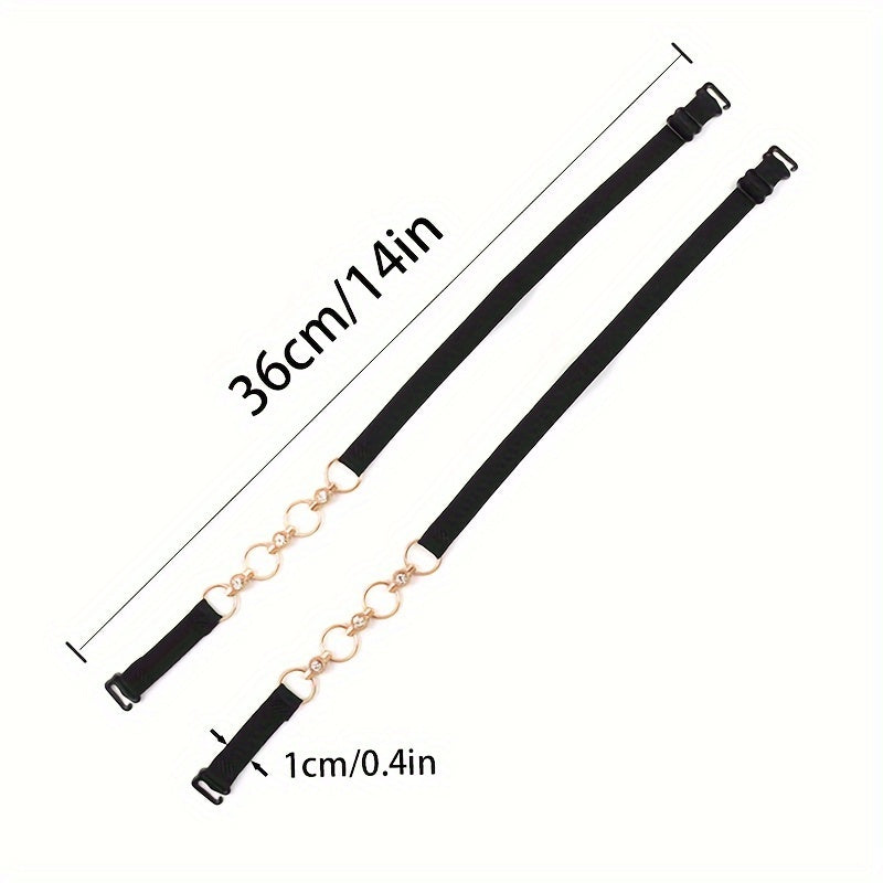Non-slip Underwear Straps Chain Linked Shoulder Straps
