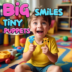 5pcs Animal Finger Puppet Set for Children's Interactive Play