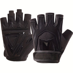 Summer Half Finger Gloves Anti Slip Breathable for Outdoor Cycling