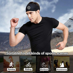 Men'S 'Not to Rob Me' Sports Headband Soccer Ball Design
