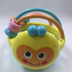 Colorful Baby Bee Soft Rubber Bed Bell Rattle Toy