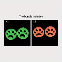 2pcs Pet Hair Remover Brush Washable Double-sided Dust Remover