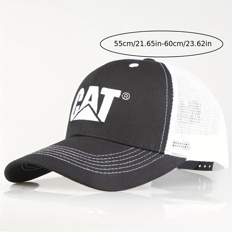 Letter Embroidery Sun Hat Men's And Women's Net Hat All match Peaked Bre