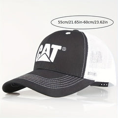 Letter Embroidery Sun Hat Men's And Women's Net Hat All match Peaked Bre