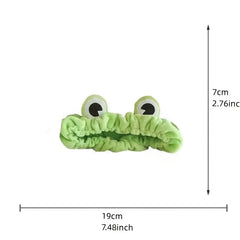 Funny Frog Makeup Headband Wide Elastic Hairband
