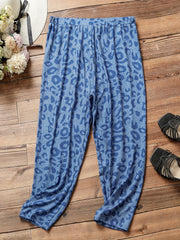  Leopard Print Biker Pants for Women