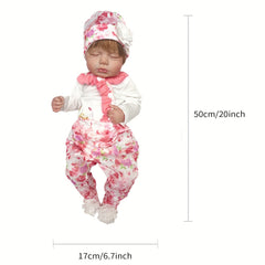 Genesis Painted Girl Bebe Reborn Dolls With Rooted Brown Hair