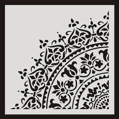 Round Pattern Painting Stencil Lace Ruler DIY Painting Tools