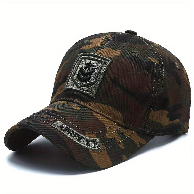 Camouflage Military Cap Retro Baseball Cap Men Women Spring Summer Sun Visor