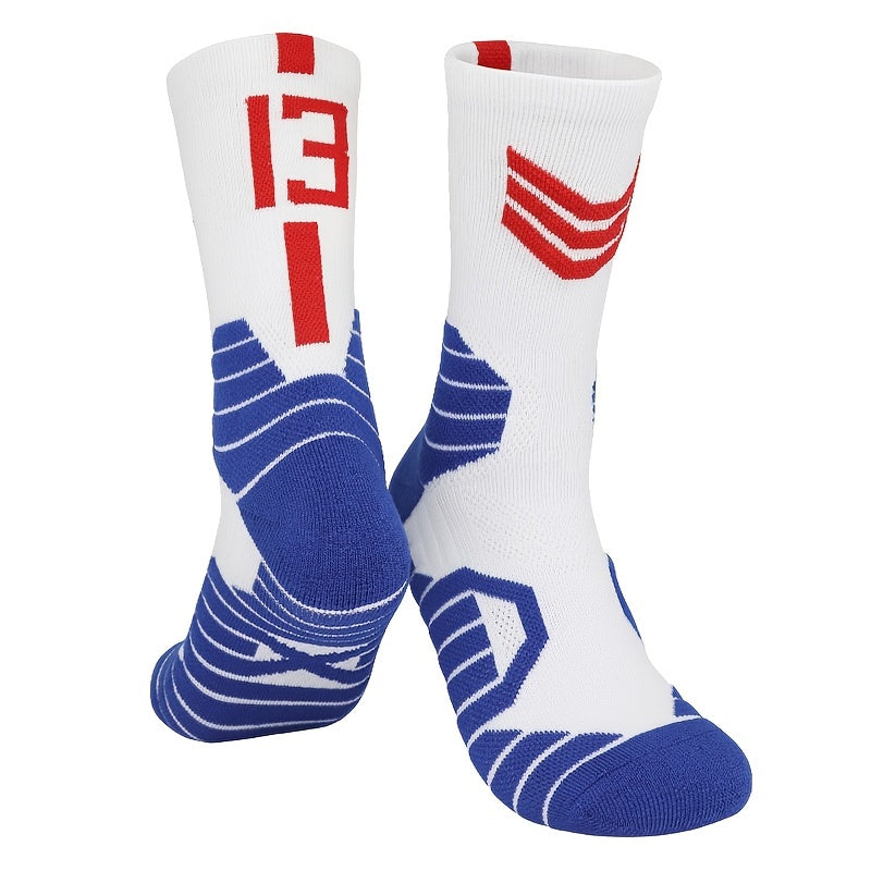 Adult Basketball Socks Breathable Sweat Absorbing Non Slip