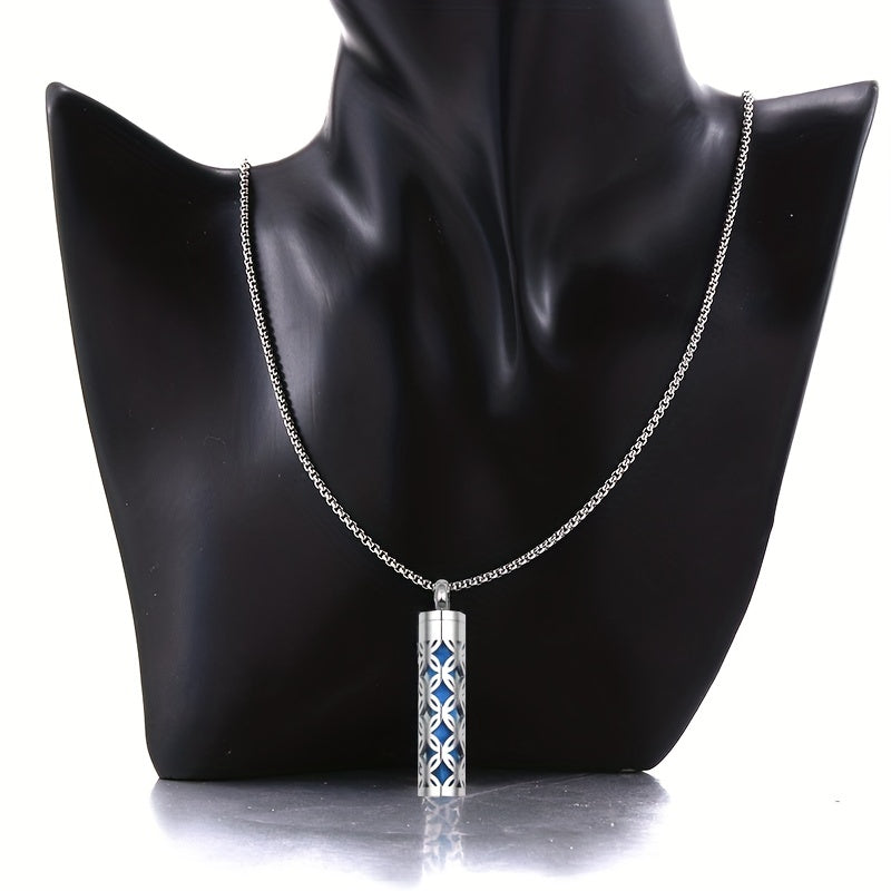 Aromatherapy Diffuser Necklace Stainless Steel Box Style