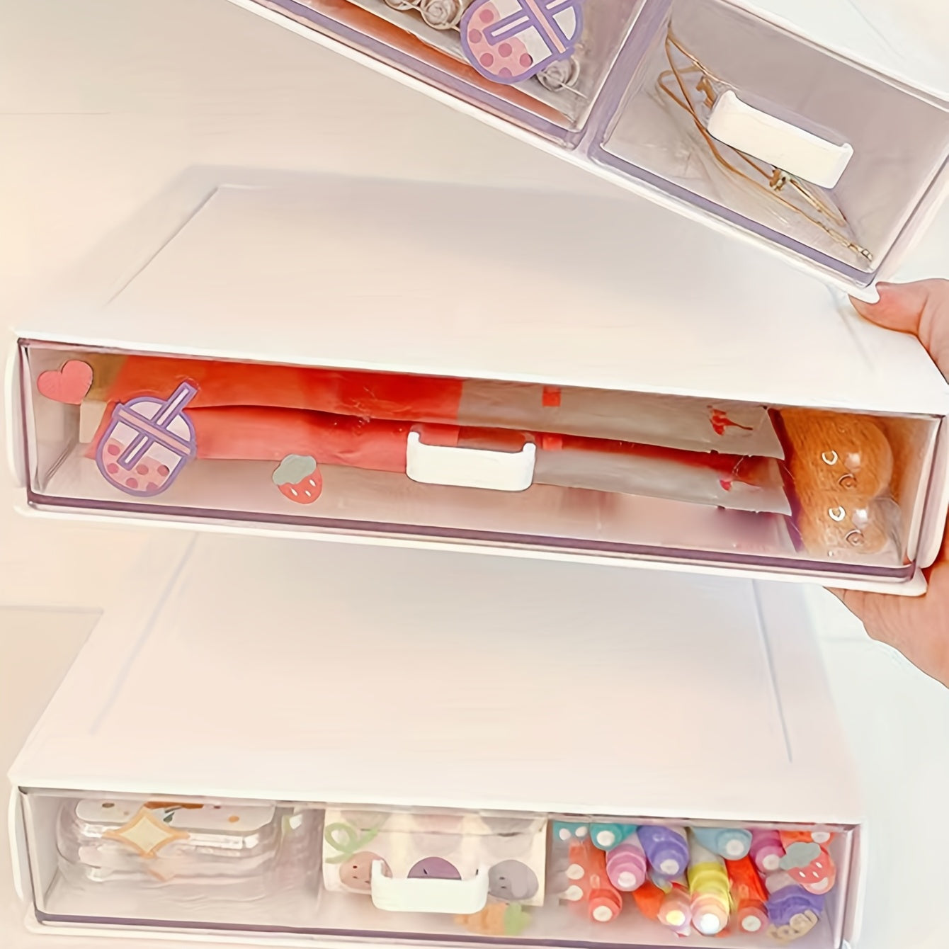 Colorful Multifunctional Storage Box - Random Selection