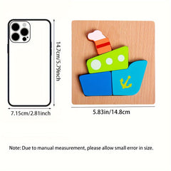 Wooden Animal & Vehicle Puzzles Educational Toys Toddlers 1-3 Boys & Girls