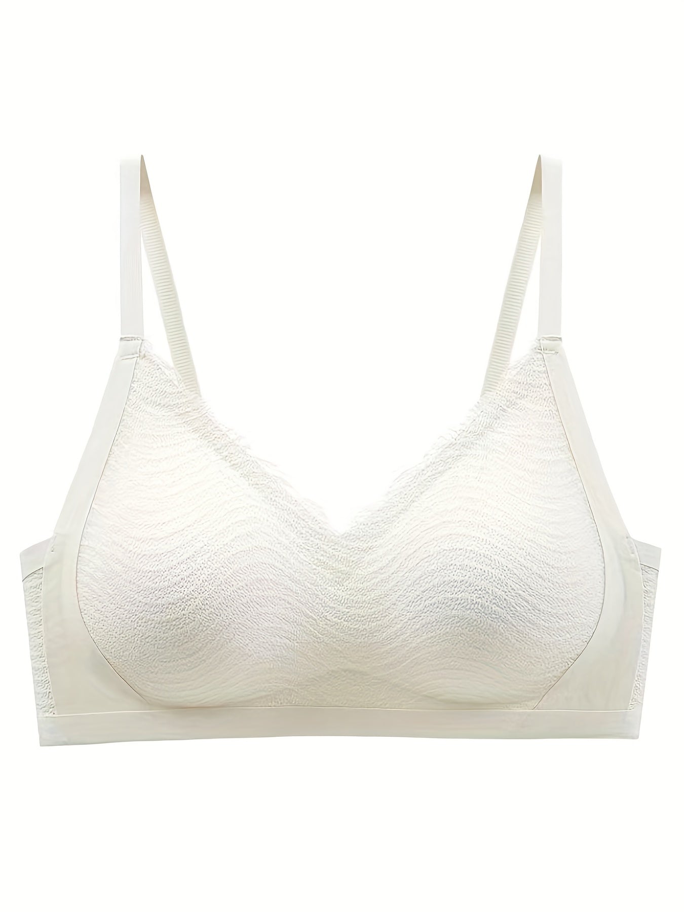 Lace Wireless Push Up Bra - Comfortable & Breathable